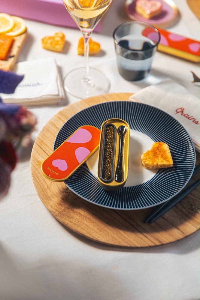 Assiette de dégustation aux couleurs de l'événement